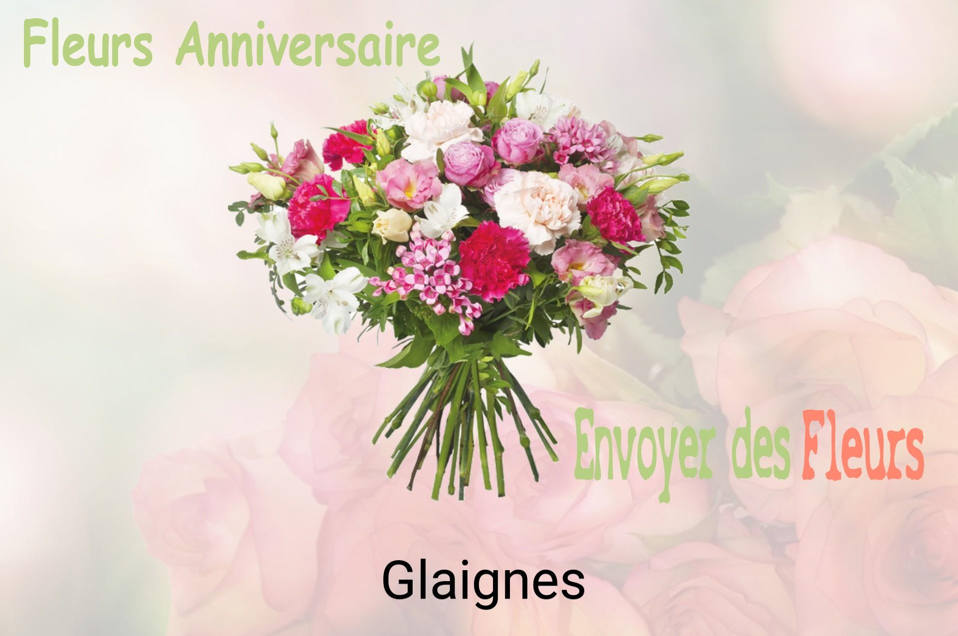 Bouquet de fleurs d’anniversaire livré à Glaignes